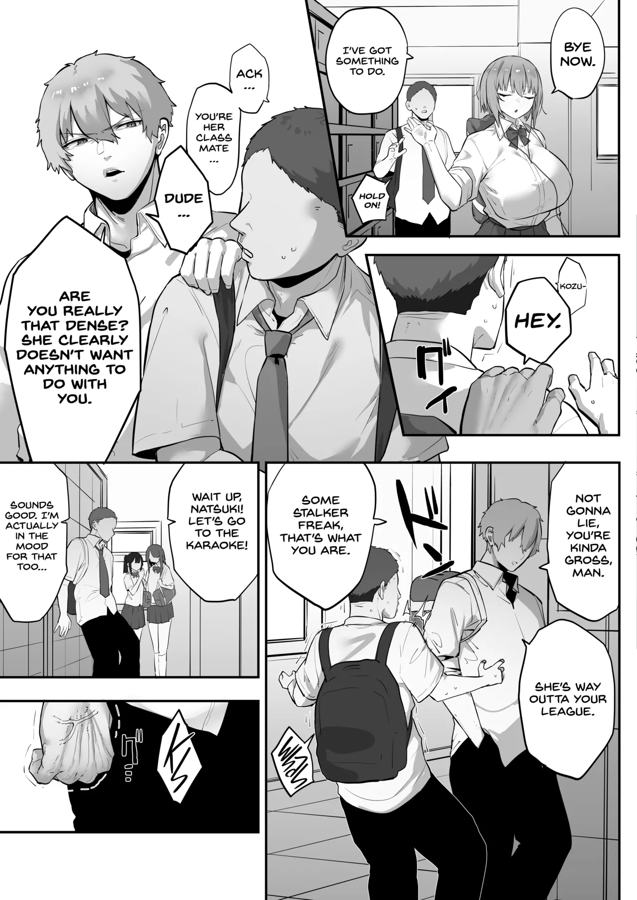 Hentai Manga Comic-A story about hypnotizing annoying women into submission and creating a big-boobed harem-Read-4